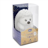 CHICCO Lampička noční světlo dobíjitelné, přenosné Sweet Lights - Ježek