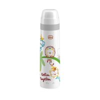 CHICCO Termoska nerez s obrázky 500 ml - Bílá