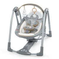 INGENUITY Houpačka konvertibilní cestovní s melodií Bella Teddy™ 0m+