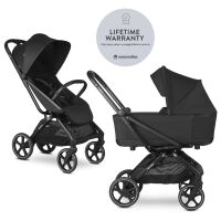 Kombinovaný kočárek Easywalker Rockey L set 2v1 - Pure Black