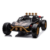 Elektrické autíčko Buggy Racing 2x200W 24V dálkové ovládání - černé