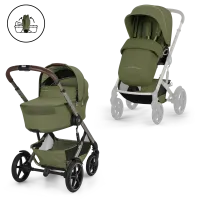 Kočárek Cybex Talos S Lux se skládací korbičkou Fold Cot - Moss Green 2026