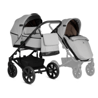 Kočárek Noordi Aqua 2v1 - Light Grey
