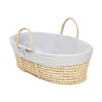 Ahojbaby Potah do Mojžíšova košíku pro miminko Organická bavlna - Grey