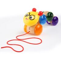 BABY EINSTEIN Hračka dřevěná tahací Inch Along Cal HAPE 12m+