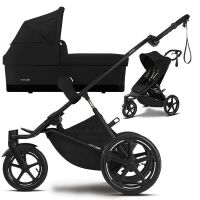 Kočárek CYBEX AVI SPIN + korbička Cot S 2v1 - Moon Black