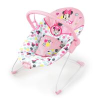 DISNEY BABY Lehátko vibrující Minnie Mouse Spotty Dotty 0m+ do 9 kg