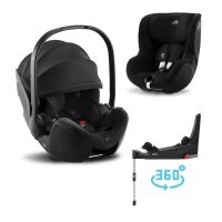Set 3v1 autosedačka Britax Römer Baby-Safe 5Z + Flex Base 5Z + Dualfix 5Z i-Size - Space Black