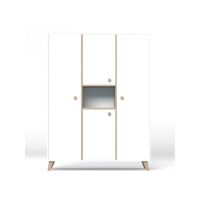 Faktum Třídílná skříň Colette Vital White