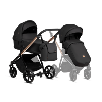 Kočárek Tutis Mio Plus 2v1 - Black Edition Rose Gold