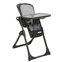 Jídelní židlička Joie Mimzy Recline - Abc charcoal  
