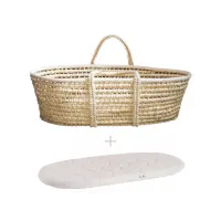 Ahojbaby Mojžíšův košík pro miminko Corn Natural s matrací Basic