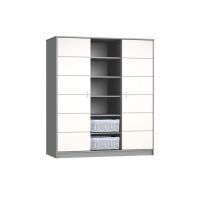 Faktum Třídílná Skříň Alda Silk Grey