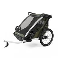 Thule Chariot Lite 2 double + kočárkový a bike set - Vintage 2026