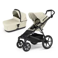 Kočárek Thule Urban Glide 4 Wheel + korbička Bassinet - Soft Beige 2025