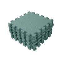 Baby Dan hrací podložka puzzle 90x90 cm - Dusty Green