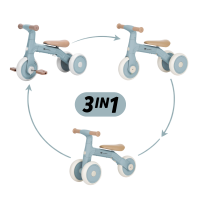 PETITE&MARS Tříkolka multifunkční 3v1 Bingo 