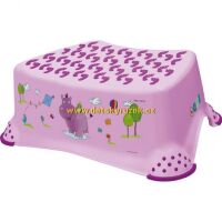 Stupínek k umyvadlu a WC-Hippo - fialová