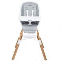 Jídelní židlička BABYGO CAROU 360° - White