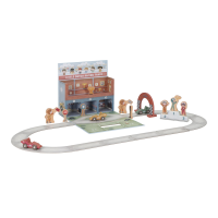 Little Dutch Závodní dráha s doplňky v kufříku