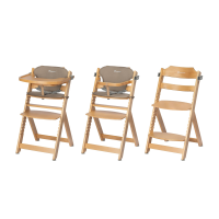 Bebeconfort Timba židlička rostoucí Natural Wood s podložkou