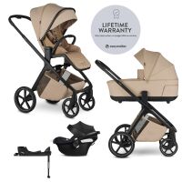 Kombinovaný kočárek EASYWALKER Zoey + autosedačka Cybex 3v1 - Almond Taupe