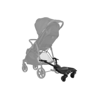 KikkaBoo Stupátko ke kočárku Ally Black