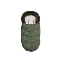 KikkaBoo Fusak zimní Luxury - Secret Garden Green