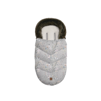 KikkaBoo Fusak zimní Luxury - Dreamy Fields Grey