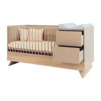 Kombi postýlka Faktum Sienna 3v1 Cappuccino 70x120 cm