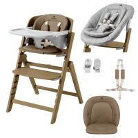 Rostoucí jídelní židlička Carrello Focus 2v1 - Sahara Beige 