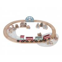 Little Dutch Vláčkodráha dřevěná vánoční