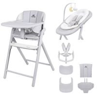 Jídelní židlička Carrello Tenero 3v1 - Atlantis Grey