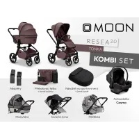 Kočárek MOON RESEA 2.0 Kombi set 3v1 - Tonka 2026