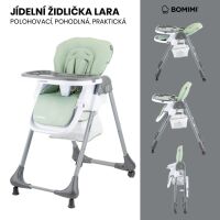 Bomimi Jídelní židlička Lara