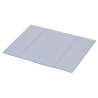 Skládací žíněnka Scarlett Dáša 200 x 140 cm - šedá jednobarevná