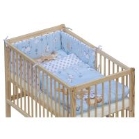 Dětská postýlka Scarlett s kompletní výbavou 120x60 cm - Grisi modrá