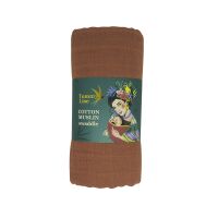 Tommy Lise Bavlněná mušelínová plena 120 x120 cm - Glazed Ginger