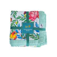 Tommy Lise Bavlněná mušelínová přikrývka - Blooming Day