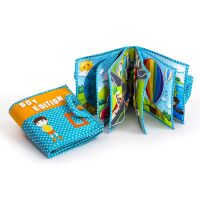 Interaktivní dětská knížka Quiet Book 27x27cm - Boy