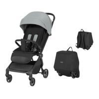 Cestovní kočárek CARRELLO Atom S 2.0 - Titan Grey