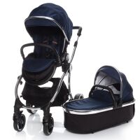 Kočárek ZOPA Mystic - Royal Blue/Silver