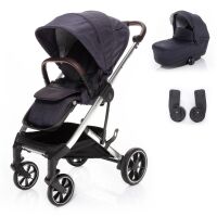 Set kočárek Zopa Quest + korba + adaptéry na autosedačku - Midnight Navy/Silver