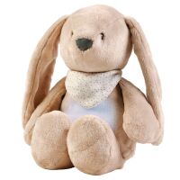 NATTOU Uspáváček plyšový hudební se světýlkem a senzorem pláče 4v1 Sleepy Bunny