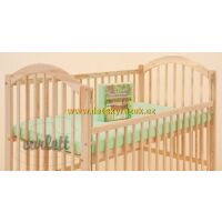 PROSTĚRADLO FROTÉ LUX  Scarlett 140 x 70 -Zelené