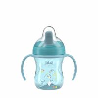 Hrneček Chicco Training s držadly 200 ml 6m+ Teal