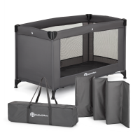 PETITE&MARS Postýlka cestovní Koot Lite - Dark Grey