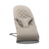 BabyBjörn lehátko Bouncer Bliss - Sand Grey Woven