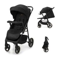 Kočárek sportovní KINDERKRAFT Trig 3 Tray - Onyx Black