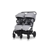 Sourozenecký kočárek EasyGo Echo Twins - Gray